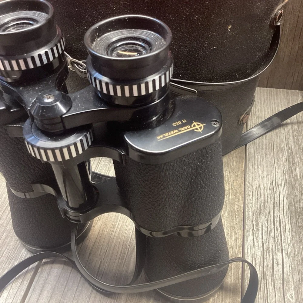 Carl Wetzlar Parts/Repair 12x50 Coated Binoculars 262ft at 1000y +Leather Case